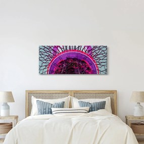 Absztrakt kép - lila ágak (120x50 cm)