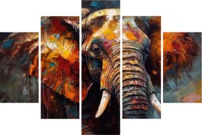 Kép - Egy elefánt festése (150x105 cm)