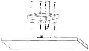 Eglo 900059 - LED RGBW Dimmelhető mennyezeti lámpa TURCONA-Z LED/32,4W/230V