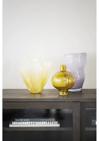 Barna tálalószekrény tolóajtóval, tölgyfa dekorral 170x75 cm Hazelton – Rowico