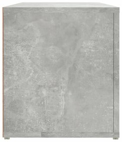 betonszürke szerelt fa TV-szekrény 100 x 31,5 x 35 cm