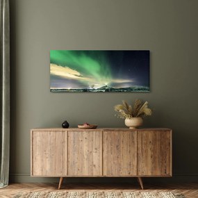 Északi fény képe (120x50 cm)