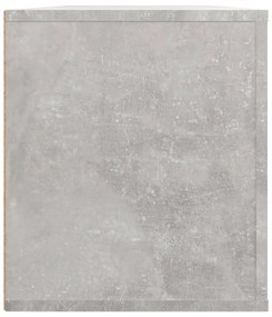 betonszürke szerelt fa TV-szekrény 100x35x40 cm