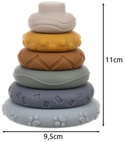Soft sensory blocks - 13 pcs Kruzzel 24812