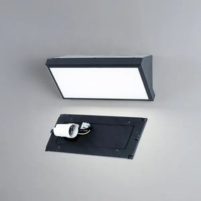 Brilagi-LED TRIANGLE fali lámpatest 1xE27/6W/230V 2700-6500K IP65 antracit