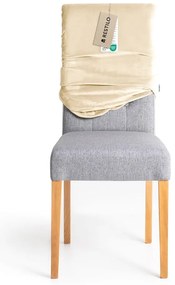 Bézs gumis szék huzat szett 4 db-os 48 cm Sento – Restilo