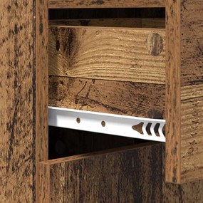 Széf fiókkal Régi fa 42.5 x 40 x 93 cm Faanyag