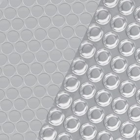 ezüst polietilén medencetakaró 732 x 366 cm