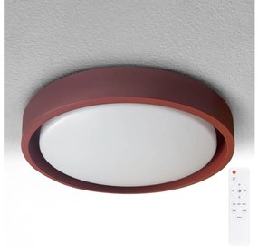 Brilagi - fényerőszabályozható LED lámpatest MATTEO LED/48W/230V 3000-6500K átmérő 41 cm piros + távirányítóval