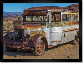 Poszterek keretben 40x30 Amerikai busz