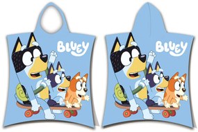 Bluey Skate strand törölköző poncsó 50x115cm