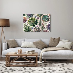 Kép - Pozsgás növények (90x60 cm)