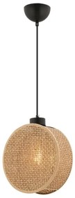 Kábeles csillár DRUM 1xE27/60W/230V barna
