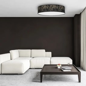 Mennyezeti lámpa SATINO 3xE27/60W/230V fekete/arany