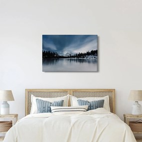 Kép - A befagyott tón (90x60 cm)