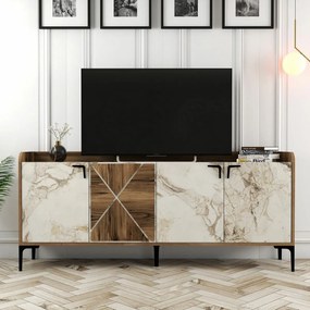 Venedik Walnut and White Marble szekrény