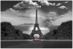 Poszterek 155x105 Púderrózsaszín Franciaországban