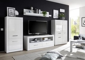 Bianco 4 nappali bútor szett fényes fehér