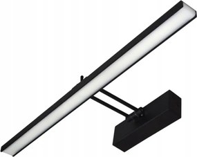 Fürdőszobai Fali Lámpa Led Semleges tükör 12W 49cm Fekete