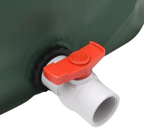 összecsukható PVC víztartály csappal 1500 L