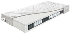 Kemény-közepes keménységű kétoldalas rugós matrac 80x200 cm Comfort Flow – BENAB