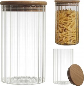 Arno üvegedény akác fedéllel700 ml ömlesztett élelmiszerekhez