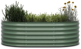 High Grow Extended, magaságyás, 150 x 43 x 60 cm, hullámos acéllemezből, egyszerű összeszerelés, rozsda- és fagyálló