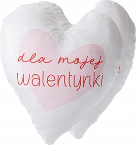 Fehér Szív Alakú Párna Ajándék Valentin Napra Születésnapra Nőknek