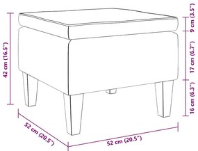 sötétzöld szövetszék falábakkal