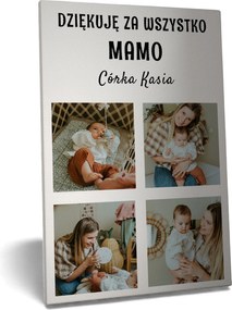 Fotó-vászonkép Az Ön fotója 40x60 Kollázsok Kreátor Ajándék 4 Fot