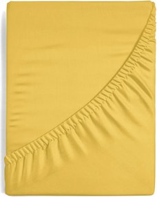 Pamut gumis lepedő 200x220 cm arany NOVA3