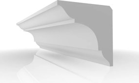 Karnis függönykarnis felépítmény 9x9 cm Xps