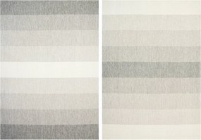 Kültéri Szőnyeg Szürke Zsinóros Terasz Kétoldalas Erkélyre 200x290 cm