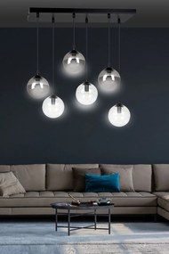 Emibig modern függeszték cosmo fekete emi714/6m2