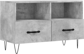 vidaXL betonszürke szerelt fa TV-szekrény 80 x 36 x 50 cm