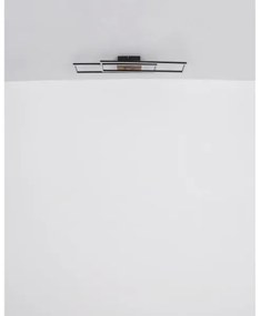 Globo 67208-30 - LED Mennyezeti lámpa DAKARI LED/30W/230V 3000K 60x80 cm fekete