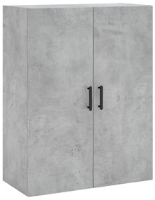 2 db betonszürke faliszekrény 69,5x34x90 cm