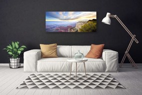 Vászonkép Sea Mountain Landscape 120x60 cm