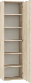 KLARA Egyajtós Polcos Szekrény Sonoma Színben