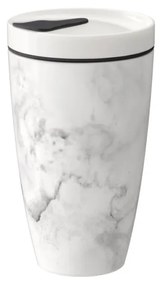 Like To Go szürke-fehér porcelán utazóbögre, 350 ml - Villeroy &amp; Boch