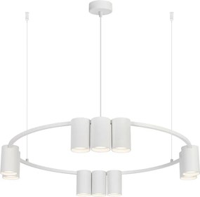 MILAGRO ML0374 GENESIS Modern Függesztett Lámpa Fehér GU10 IP20