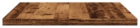 4 db antik fa színű szerelt fa fali polc 60 x 30 x 1,5 cm