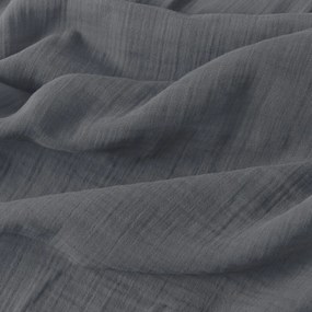 Goldea muszlin ágyneműhuzat – antracit 140 x 200 és 70 x 90 cm