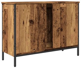 antik fa színű mosdószekrény 80 x 30 x 60 cm