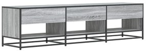 szürke sonoma színű szerelt fa TV-szekrény 180 x 40 x 46 cm