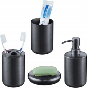 4 részes rozsdamentes acél fürdőszoba szett