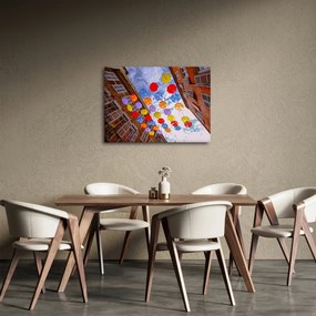 Színes esernyők képe (70x50 cm)