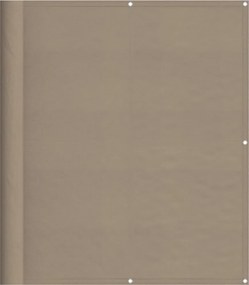 vidaXL tópszínű 100% oxford poliészter erkélyparaván 120 x 800 cm