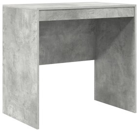 Íróasztal Beton Szürke 80x50x76 cm Mérnöki Fa