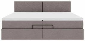 Ottomán ágykeret matraccal tópszín 200x200 cm anyaggal